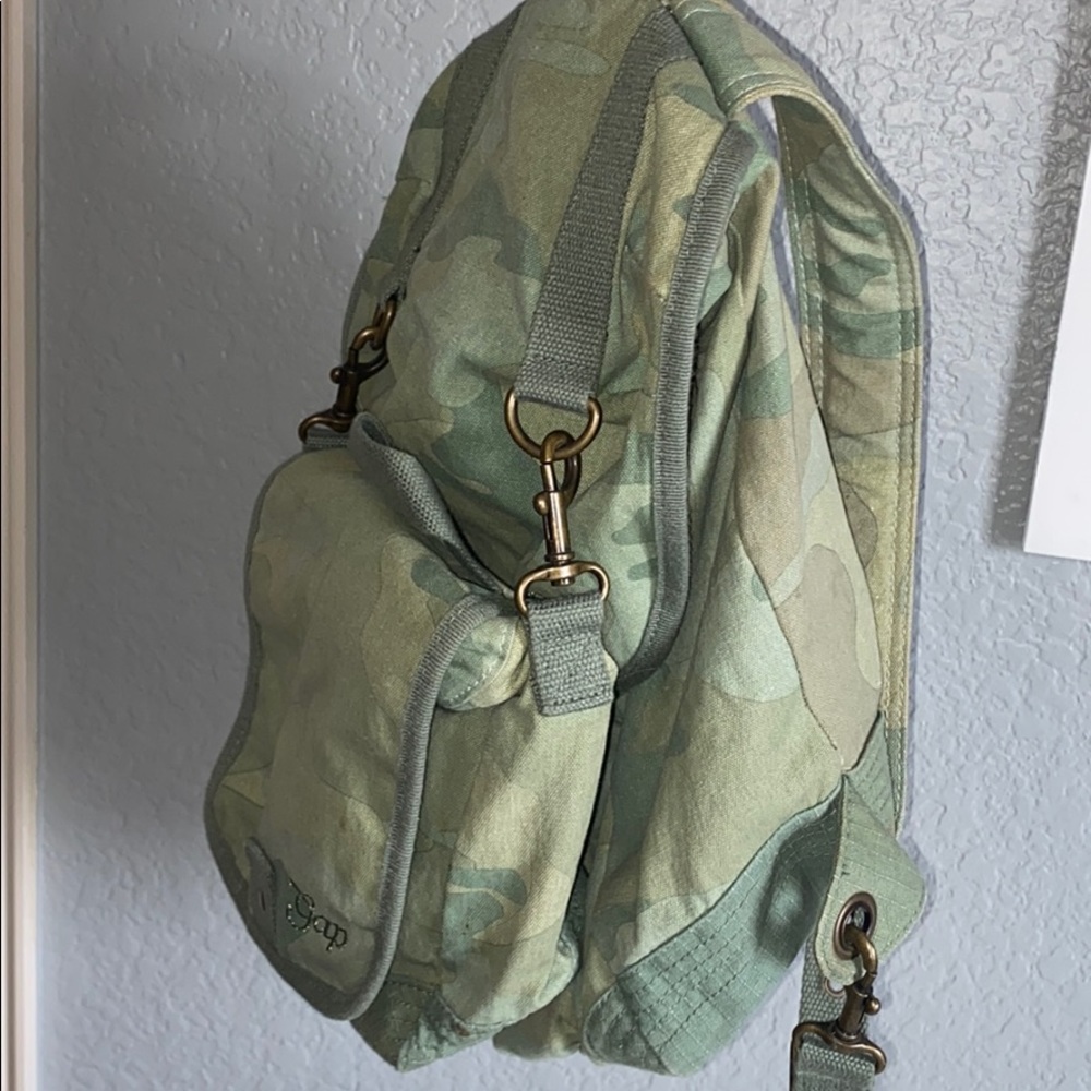 Gap Camo Backpack with Attatchable Lunchbox